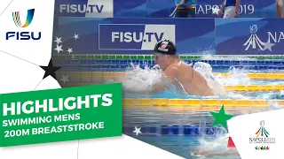 Swimming Men's Finals 200M Breaststroke 🏊‍♀️ #Napoli2019.