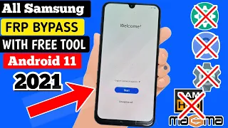 All Samsung FRP BYPASS September 2021 ANDROID 11 ||100% Free Working || With Free Tools 2022