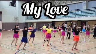 My Love Line Dance|주말반| Choreo: Hantos Djay|아름다운 황홀한곡