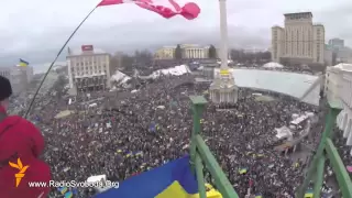 Відео Майдану з йолки (джерело - сайт Радіо Свобода)