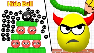 😆📲🎯/  Hide Ball (draw to smash, save the dog ) brain teaser games/ 2048 gameplay part 15