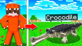 I Fooled My Friend as a CROCODILE in Minecraft!