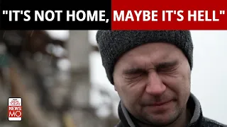 Ukraine Russia Crisis: Man Loses His Wife After Russian Strikes Destroy Ukrainian Town | NewsMo