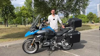 Восстановление битого BMW R1200GS 2013г с установкой кофров ZubrCase