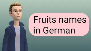 Fruits in German (Obst) | A1 Level | Beginners