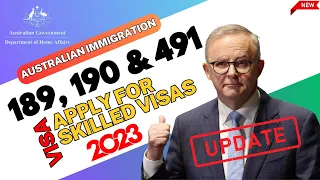 Australian Immigration: Visa 189, 190 & 491 Immigration Guide 2023/24 | Apply For Skilled Visas