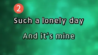 Lonely Day - System Of A Down | Karaoke