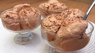 Don't buy ice cream in the store! The best chocolate ice cream recipe! The taste will surprise you!