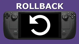 Rollback your Steam OS Version - Downgrade Steam OS
