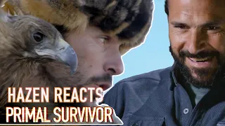 HUNTING with Golden Eagles | HAZEN REACTS | Primal Survivor