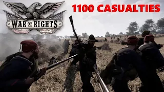 War Of Rights. 300 Players. 1100 Casualties. What A Battle!