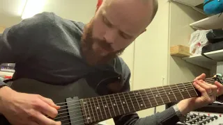 Meshuggah - Bleed, guitar lesson