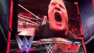 Brock Lesnar and Paul Heyman promo on John Cena WWE RAW 8/25/14