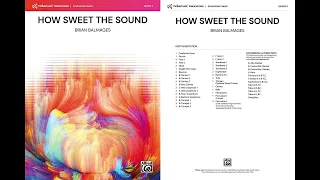 How Sweet the Sound, by Brian Balmages – Score & Sound