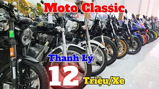 Thanh Lý Moto Classic Cũ Giá Rẻ Brixton 150 ,GD110 ,Legend 150 , Gentleman 200 ,Royal Enfield 500