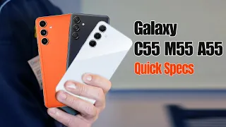 Galaxy C55 Vs Galaxy M55 Vs Galaxy A55 : Which Is Best?