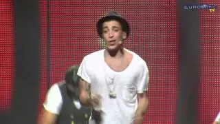 2nd rehearsal: Can Bonomo - Love Me Back (Turkey) Baku 2012 (2 ANGLES)