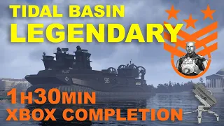 LEGENDARY Tidal Basin - Full Run - 1h30 on Xbox -  Division 2 Xbox - Completion and boss - LEARN HOW