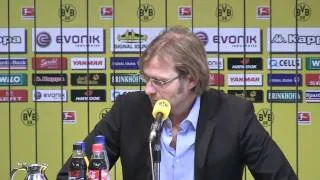 Pressekonferenz Borussia Mönchengladbach - Borussia Dortmund vom 01.12.2011