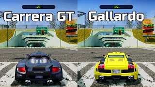 NFS Most Wanted: Porsche Carrera GT vs Lamborghini Gallardo - Drag Race