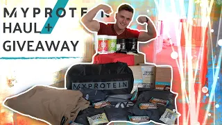 HUGE MYPROTEIN HAUL AND GIVEAWAY