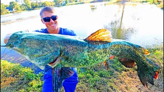 SAVING The POND MONSTER! I Thought I Hooked A LOG!