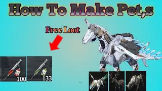 Last Day Rules Of Survival /How to Make Pet,s/Free Crafting/ Last Island Of Survival