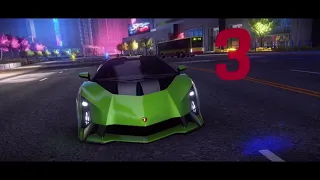 Lamborghini air stant crazy driving.| Beautiful Asphalt9 air show with Lamborghini #youtubeshorts