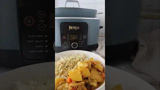 Using my Ninja Possible cooker for the first time! #youtubeshorts #ninjakitchen #currychicken