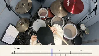 [Rock cover] The 1975 - Robbers | Drum Cover, 악보, Score, Sheet