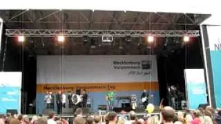Keimzeit Ende des Konzerts in Schwerin "Tour 2010 Land in Sicht"