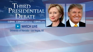 LIVE: Third Presidential Debate (C-SPAN)