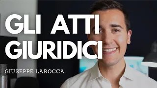 GLI ATTI GIURIDICI - ⏳ DIRITTO PRIVATO IN 3 MINUTI ⌛️#diritto #privato #lezioni