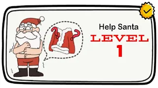 Brain Out Help Santa Level 1 Walkthrough Solution