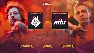 G2 Esports vs Made in Brazil - VCT Americas Stage 1 - W4D1 - Map 2