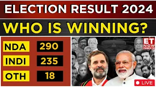 Election Result 2024 Live: Early Trends By 1 Pm, BJP Leading With 290 Seats | Latest News | Breaking