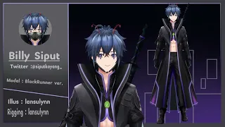 【Live2D】 Vtuber Model " Billy Siput " Showcase!