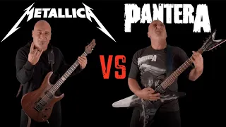 Metallica VS Pantera  (Round 2)  Guitar Riffs Battle