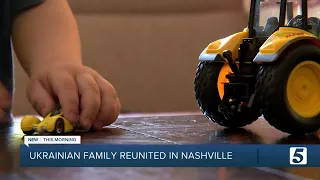 Ukrainian family reunited in Nashville after war forced them to flee