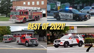 Emergency Vehicles Responding - Best of 2021!