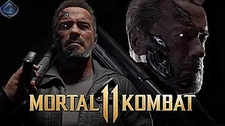 Mortal Kombat 11 Terminator T-800 Vs Scorpion Gameplay Very Hard Difficulty