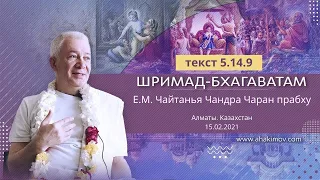 15/02/2021 «Шримад-Бхагаватам» 5.14.9. Е.М. Чайтанья Чандра Чаран прабху. Алматы