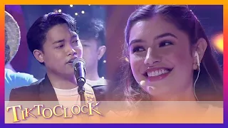 JC Sopeña of Boy Romantiko took away Thia Tomalla's heart by performing "Your Love" | Tiktoclock