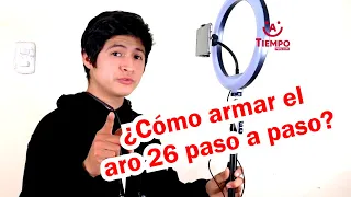 ¿Como Armar Kit Completo Aro Led 26 Cm + Tripode 2.10? - A Tiempo Perú