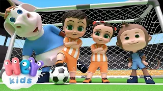 Футбол в двора ⚽ Футбол для детей | HeyKids - Детски песнички