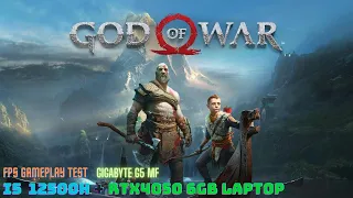 Gigabyte G5 MF | i5 12500H + RTX4050 6GB Laptop | God of War | Gameplay test