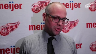 Detroit Red Wings | Coach Blashill | CAR 11/10 Pregame