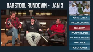 Barstool Rundown - January 3, 2017