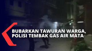 Bubarkan Aksi Tawuran Antar Warga di Makassar, Polisi Tembakkan Gas Air Mata