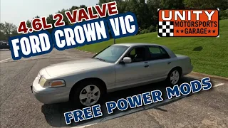 FREE POWER MODS TESTED on the Ford Crown VIC LX SPORT 4.6L 2 Valve!!! @latemodelrestoration